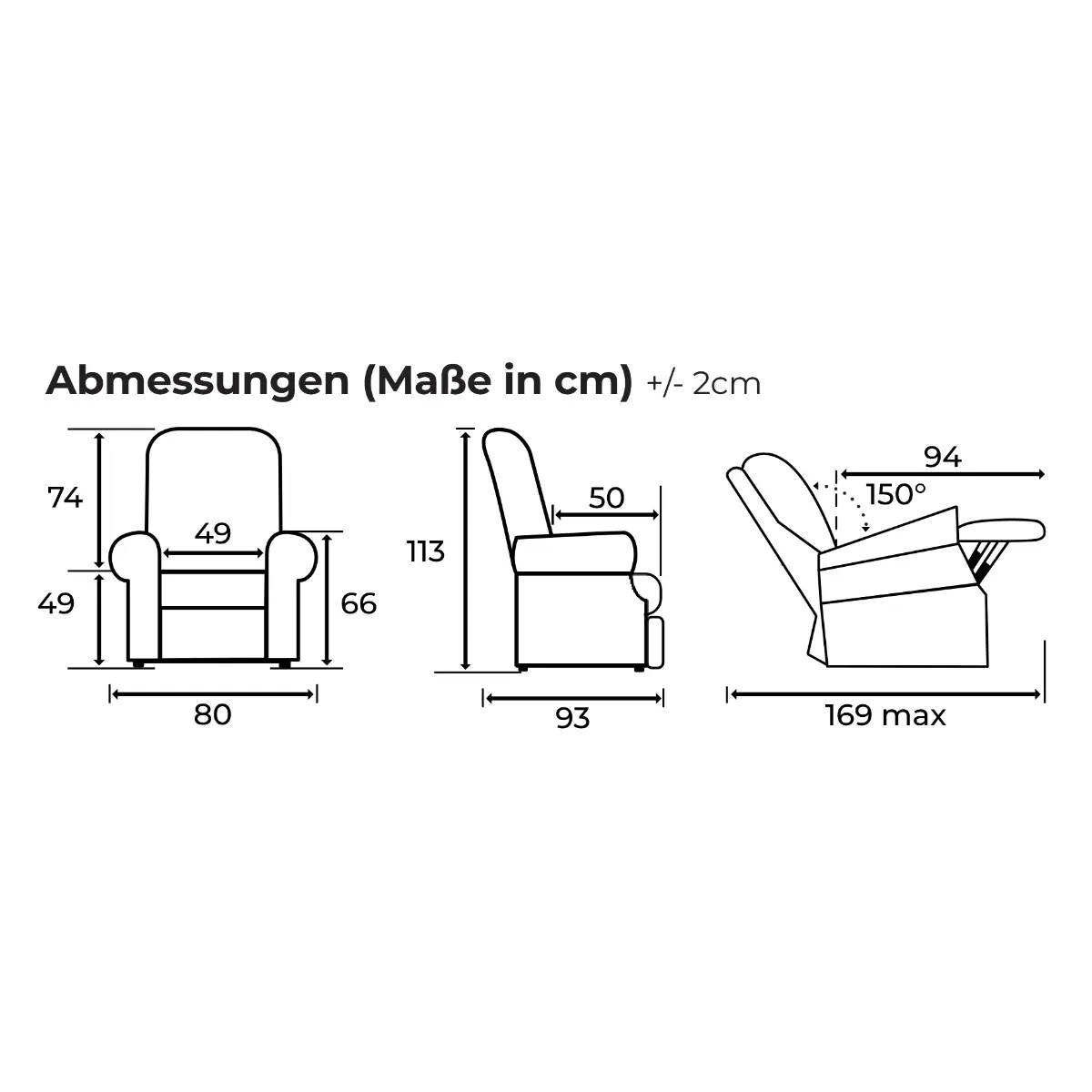 Aufstehsessel Florenz Abmessungen.webp